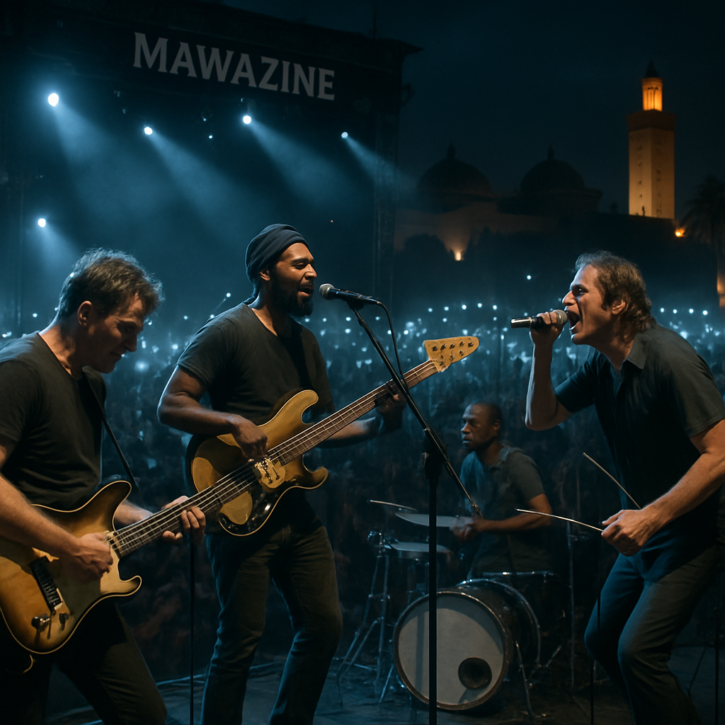 Mawazine World Music Stage Numbered painting kits