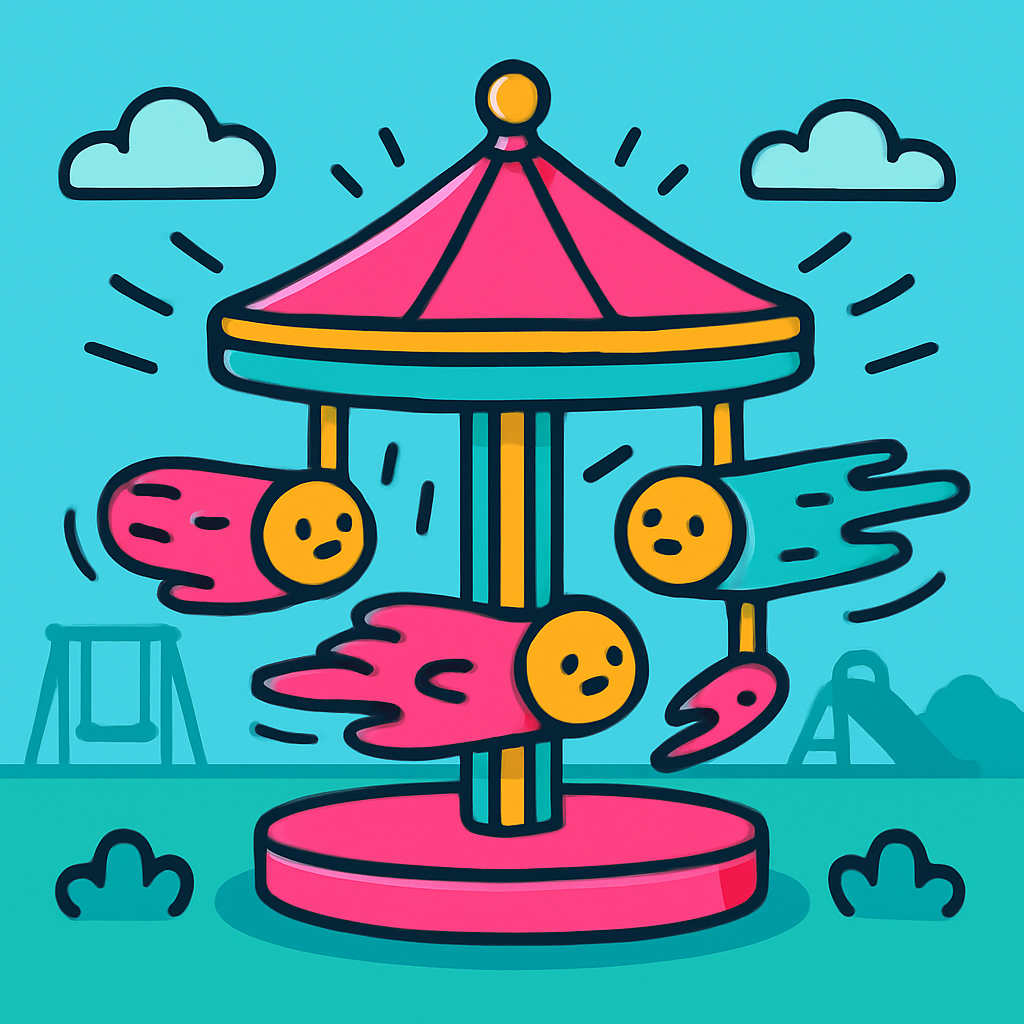 Comet Carousel Critters paint by numbers