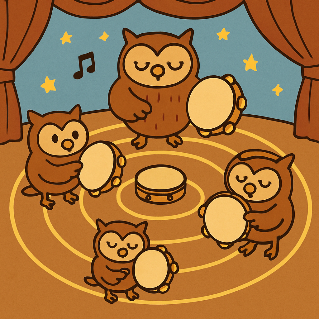 Orbit Orchestra Owls Paint by numbers kits