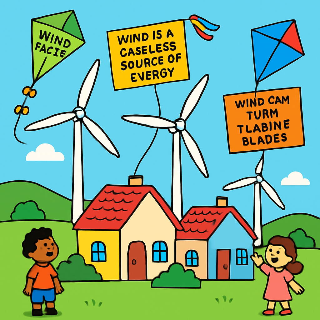 Windmill Kite Village painting number kit