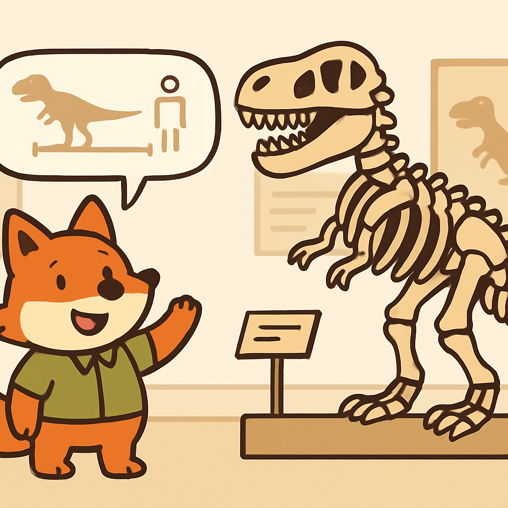 Fossil Museum Fox paint by color