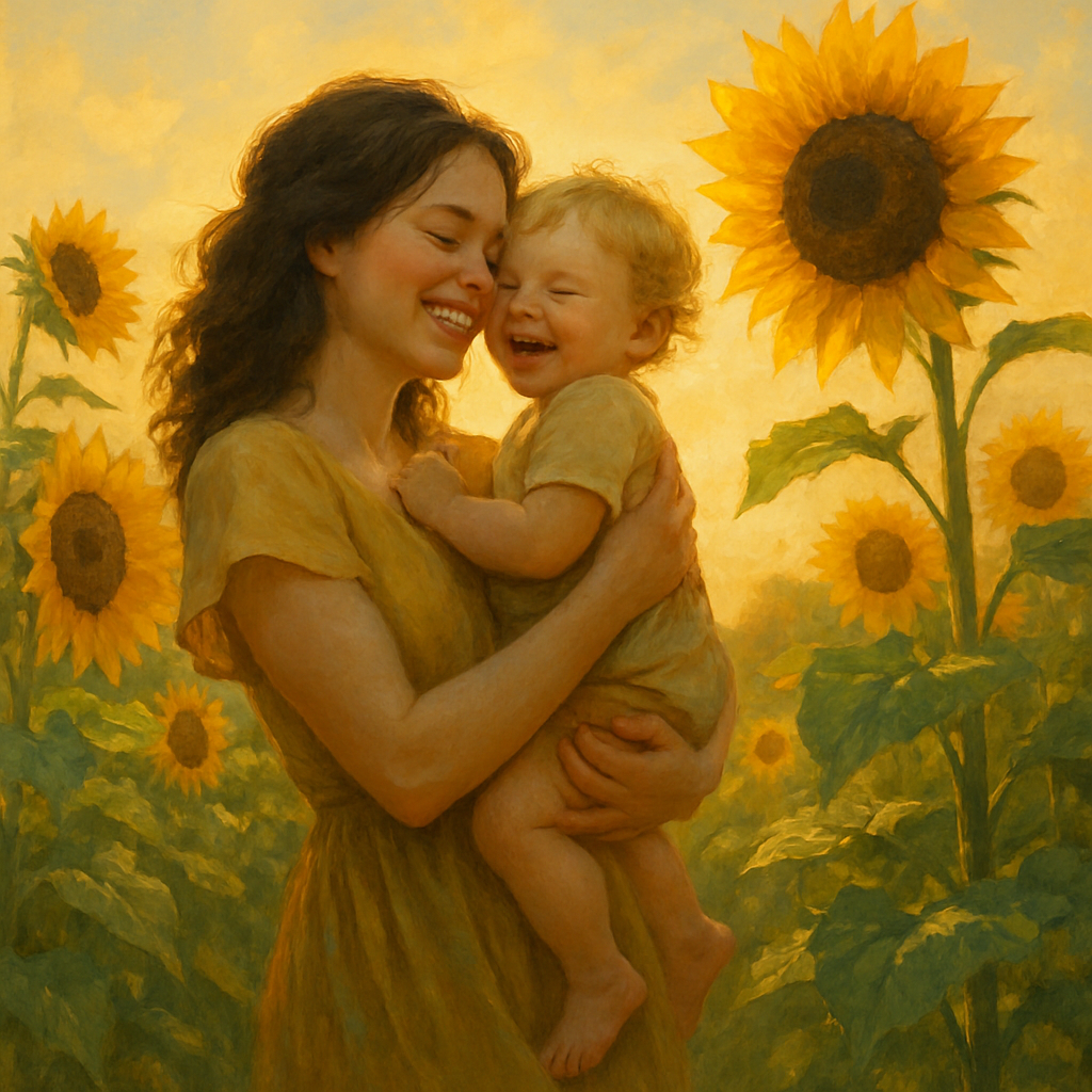 Sunflower Field Embrace Paint by numbers art