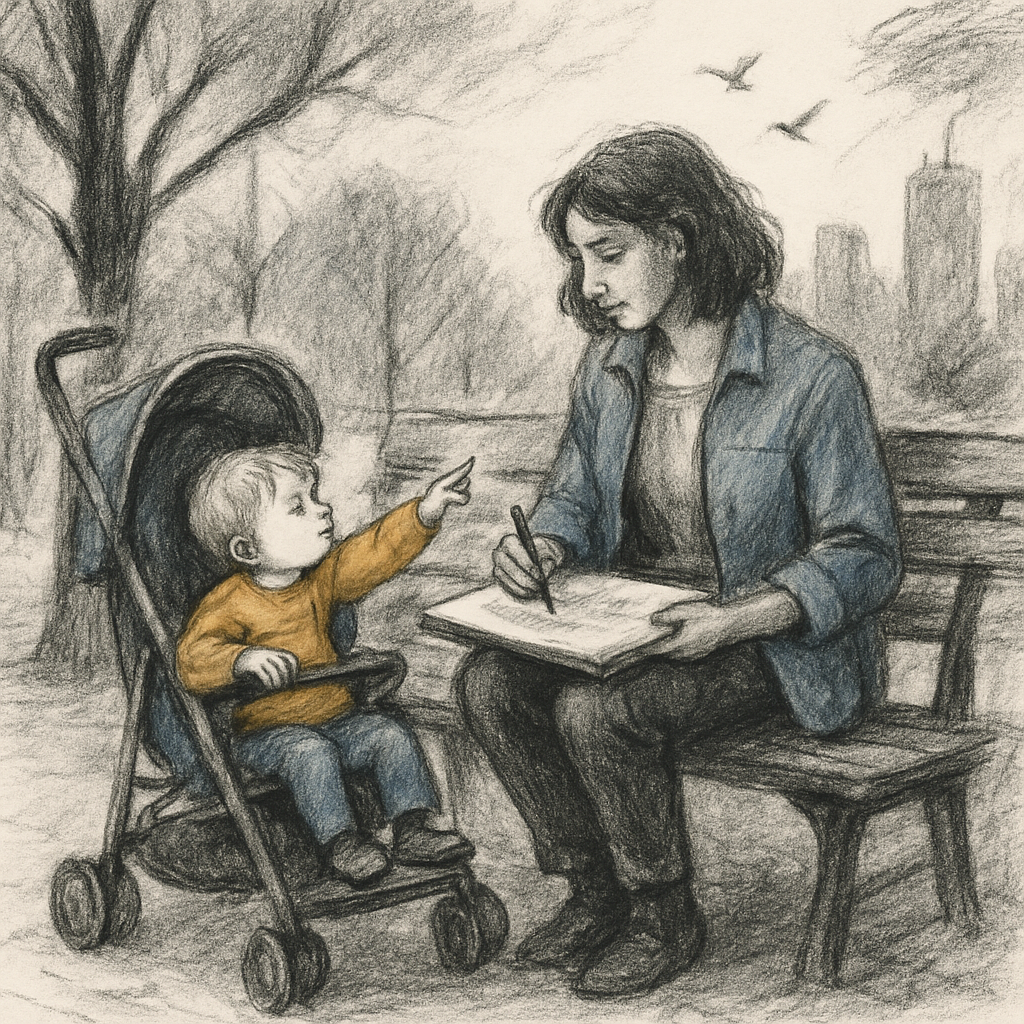 City Park Sketch Walk paint by numbers
