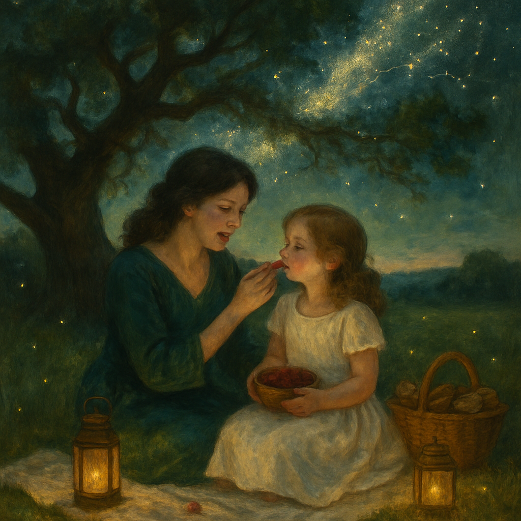 Milky Way Picnic Paint by numbers art