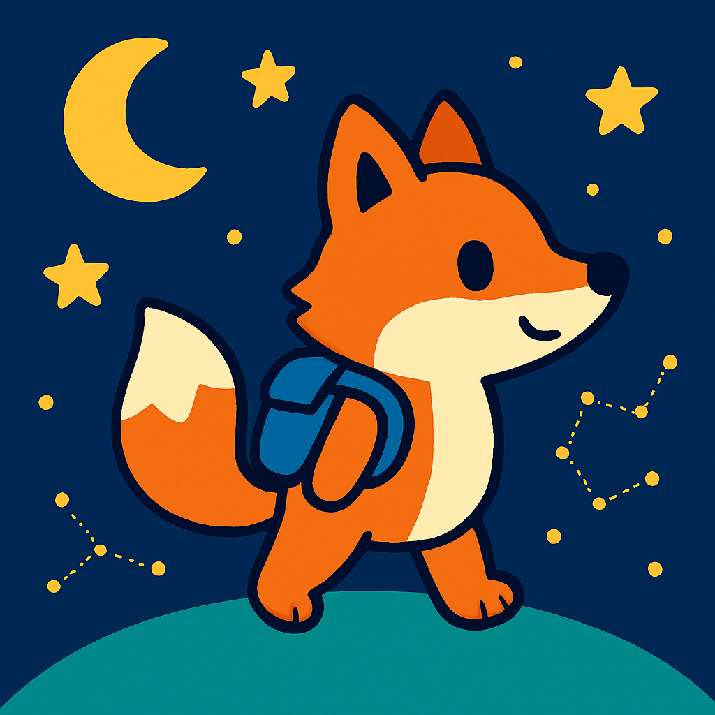 Starlight Fox Explorer Painting by numbers kit