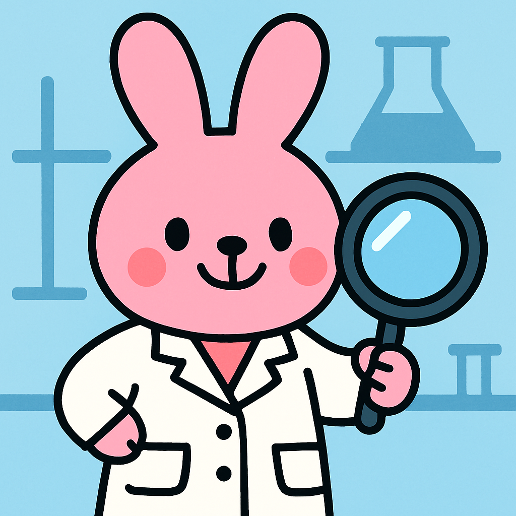 Nebula Bunny Scientist paint by number