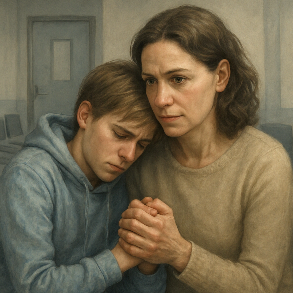 Hospital Waiting Room Comfort paint by numbers