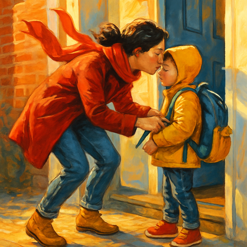 School Run Backpack Kiss Numbered painting kits