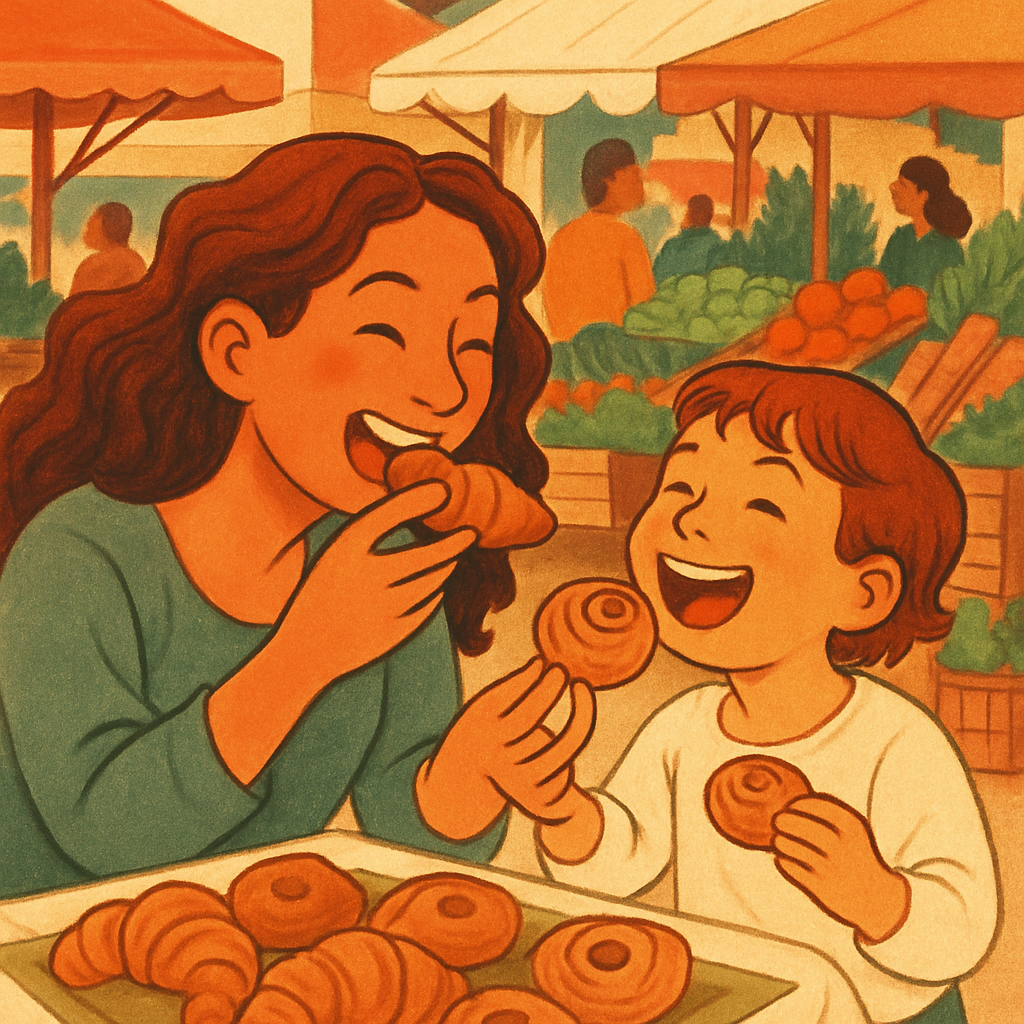 Sunday Market Shared Treats DIY paint by numbers