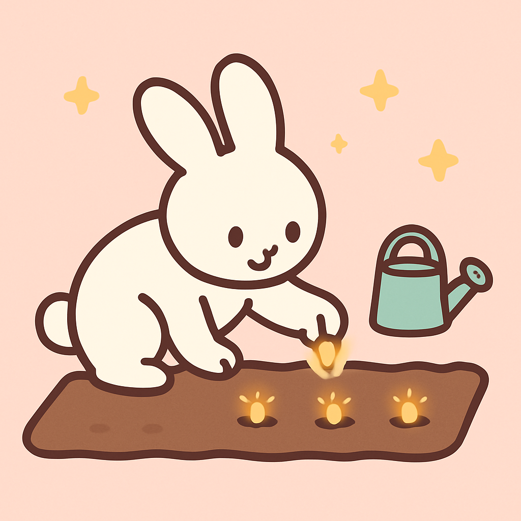 Galactic Rabbit Garden Paint by numbers kits