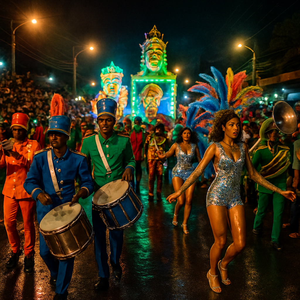 Carnival Calabar Night Spectacle Painting by numbers kit