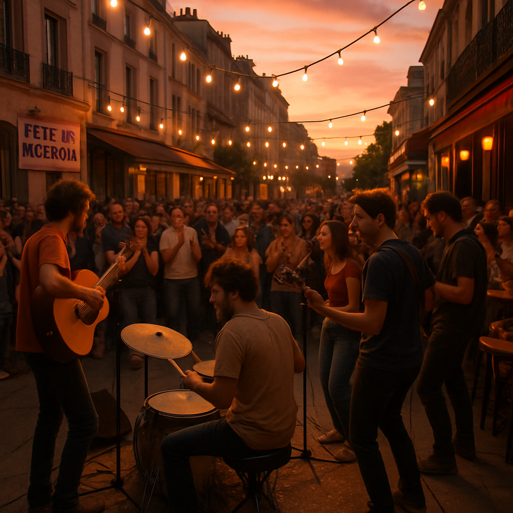 Fête De La Musique Street Concert DIY paint by numbers