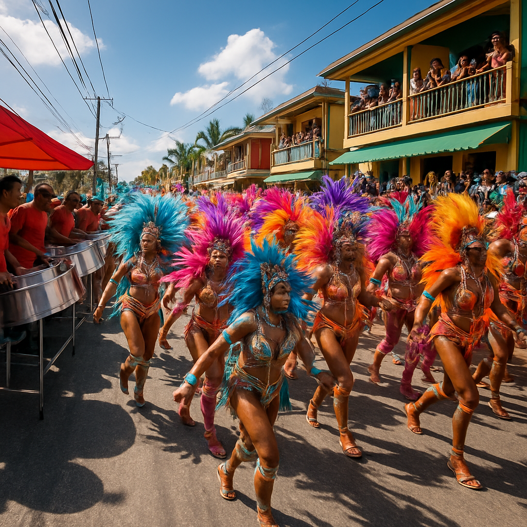 Carnival In Trinidad Panorama DIY paint by numbers