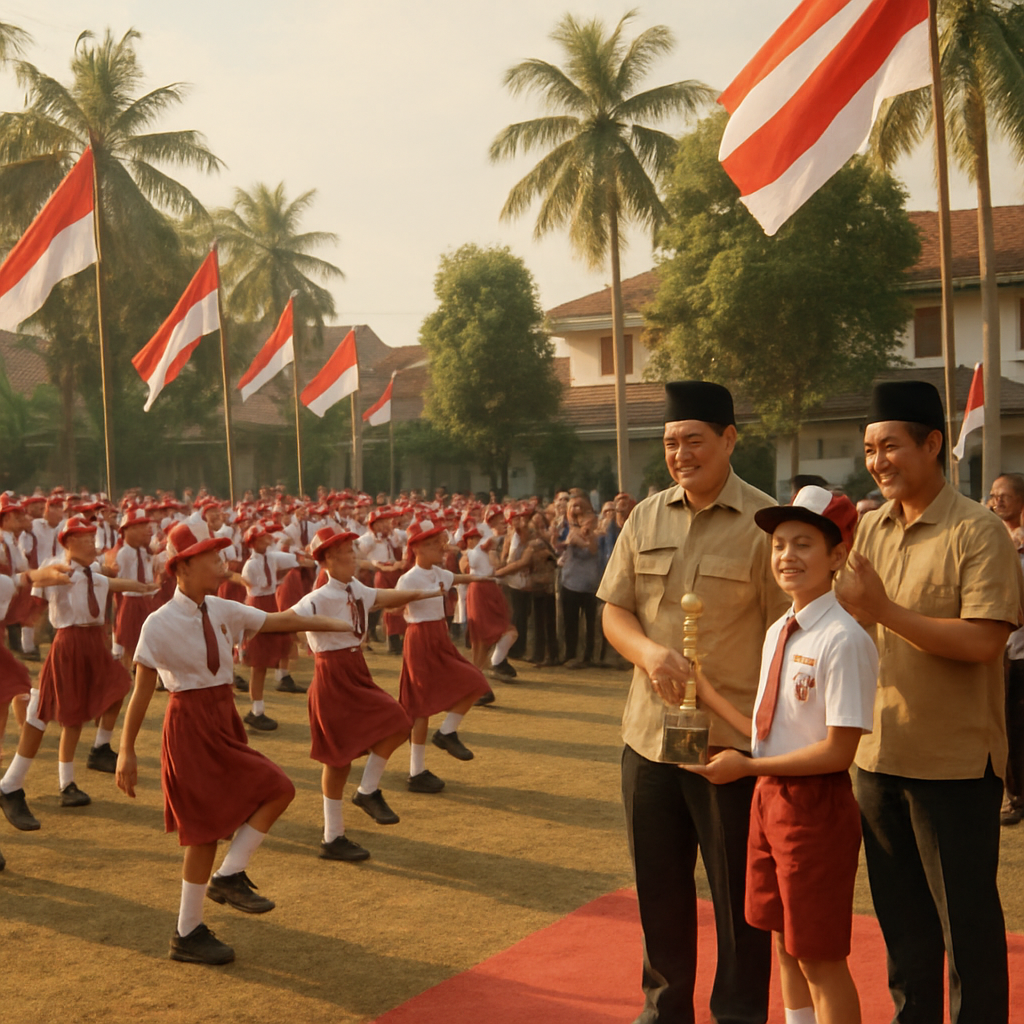 Republic Day Parade Jakarta paint by numbers