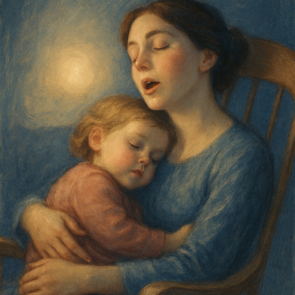 Tender Bedtime Lullaby paint by color