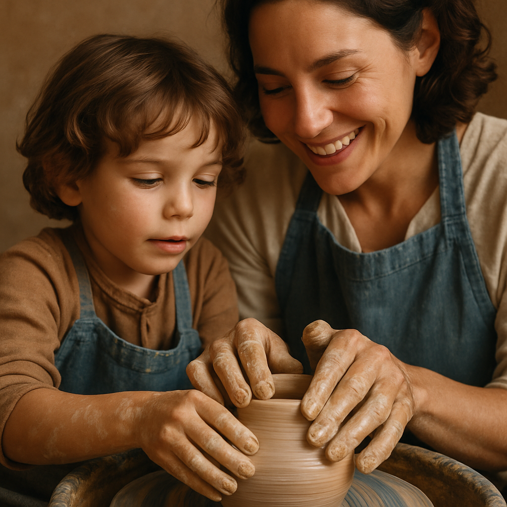 Pottery Wheel Shared Creation Numbered painting kits