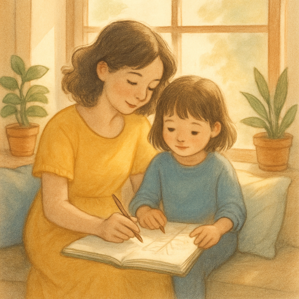 Window Seat Drawing Hour Painting by numbers kit