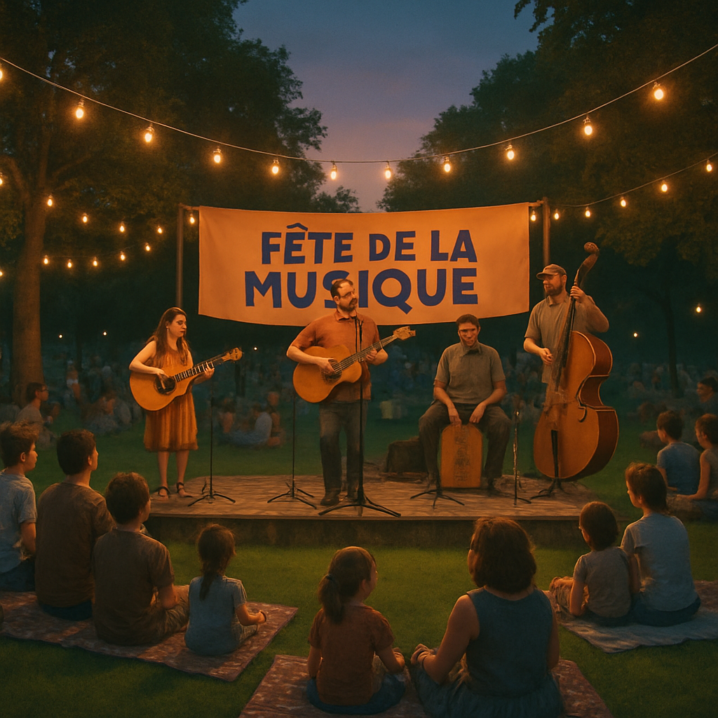 Fête De La Musique Park Gig painting number kit
