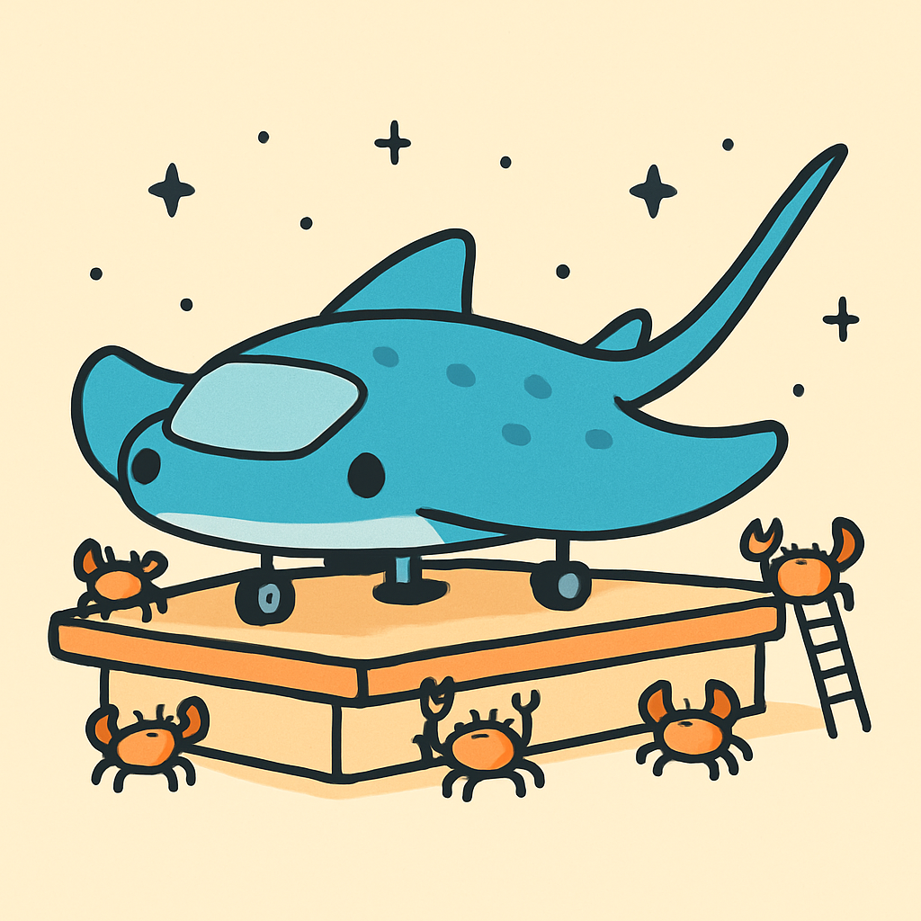 Starship Stingray Station Painting by numbers kit