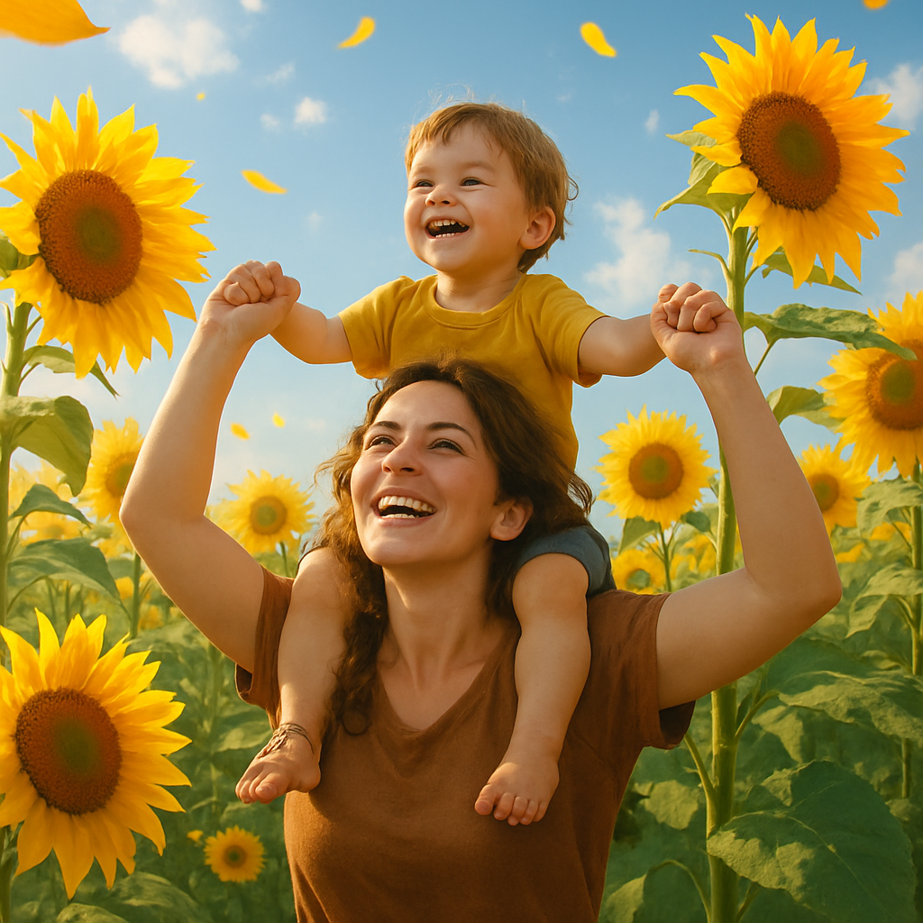 Sunflower Field Pick And Pose DIY paint by numbers