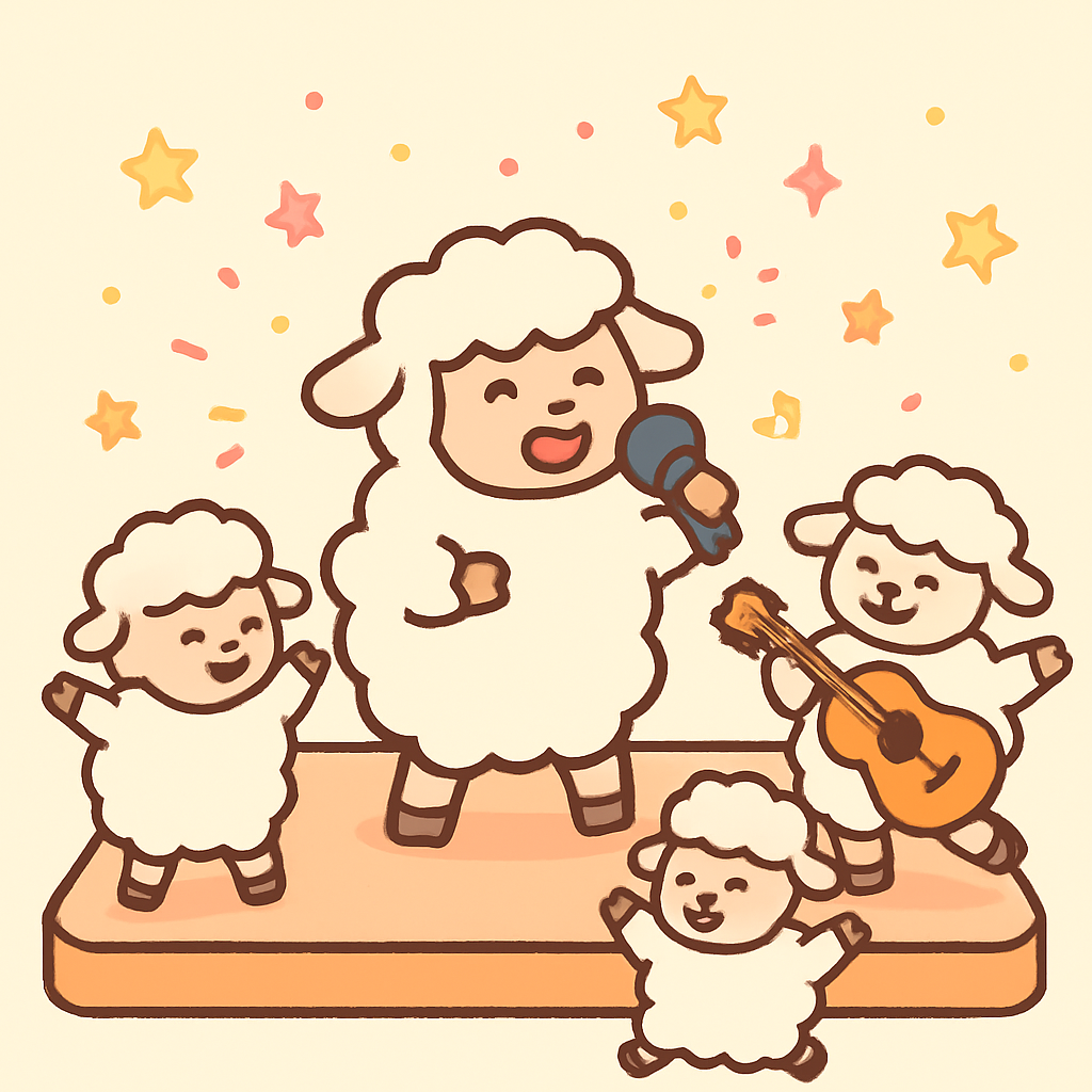 Stellar Sheep Show paint by color