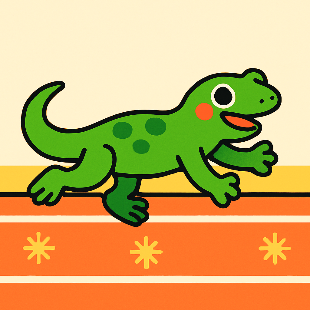 Solar Salamander Sprint Number painting