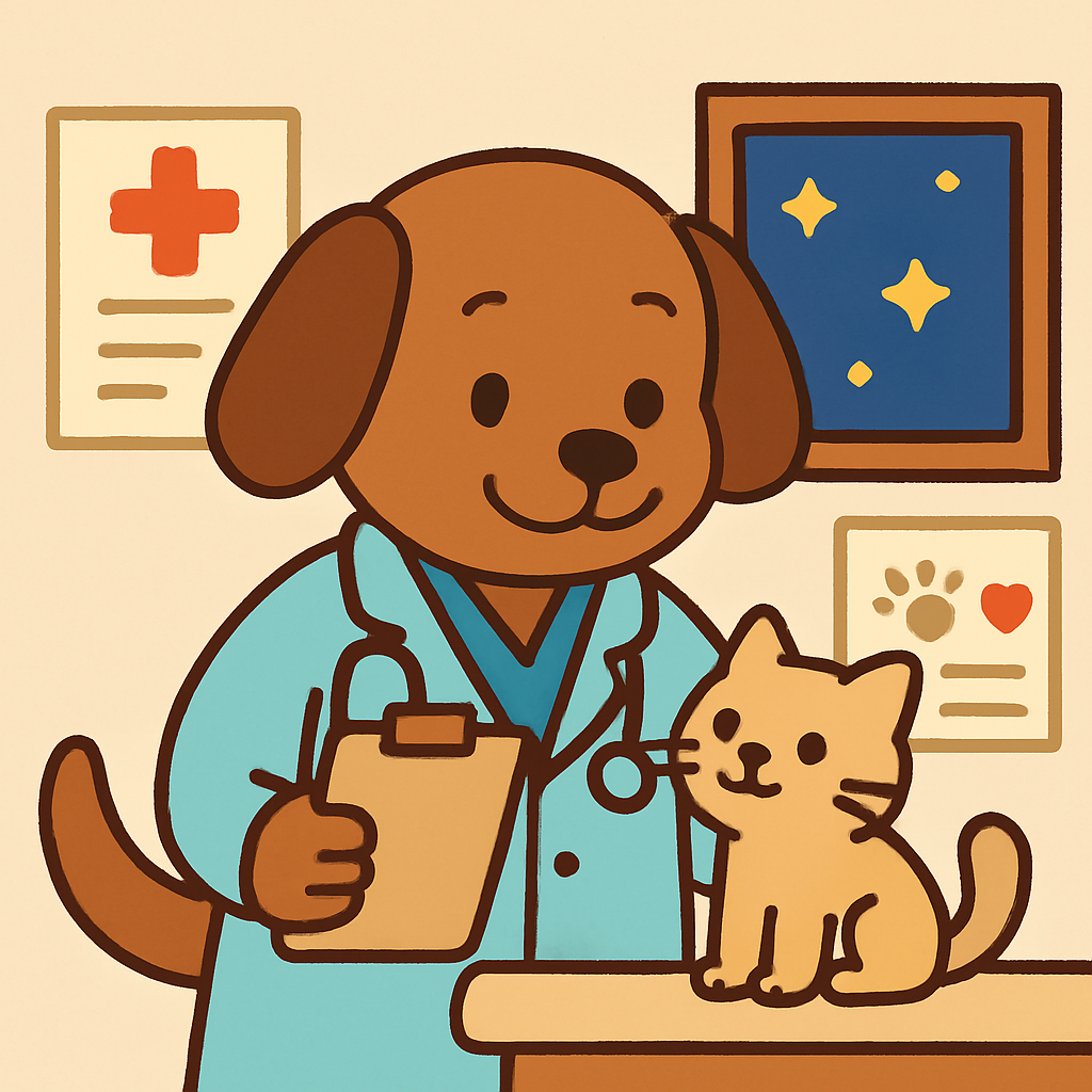 Comet Canine Clinic Paint by numbers art