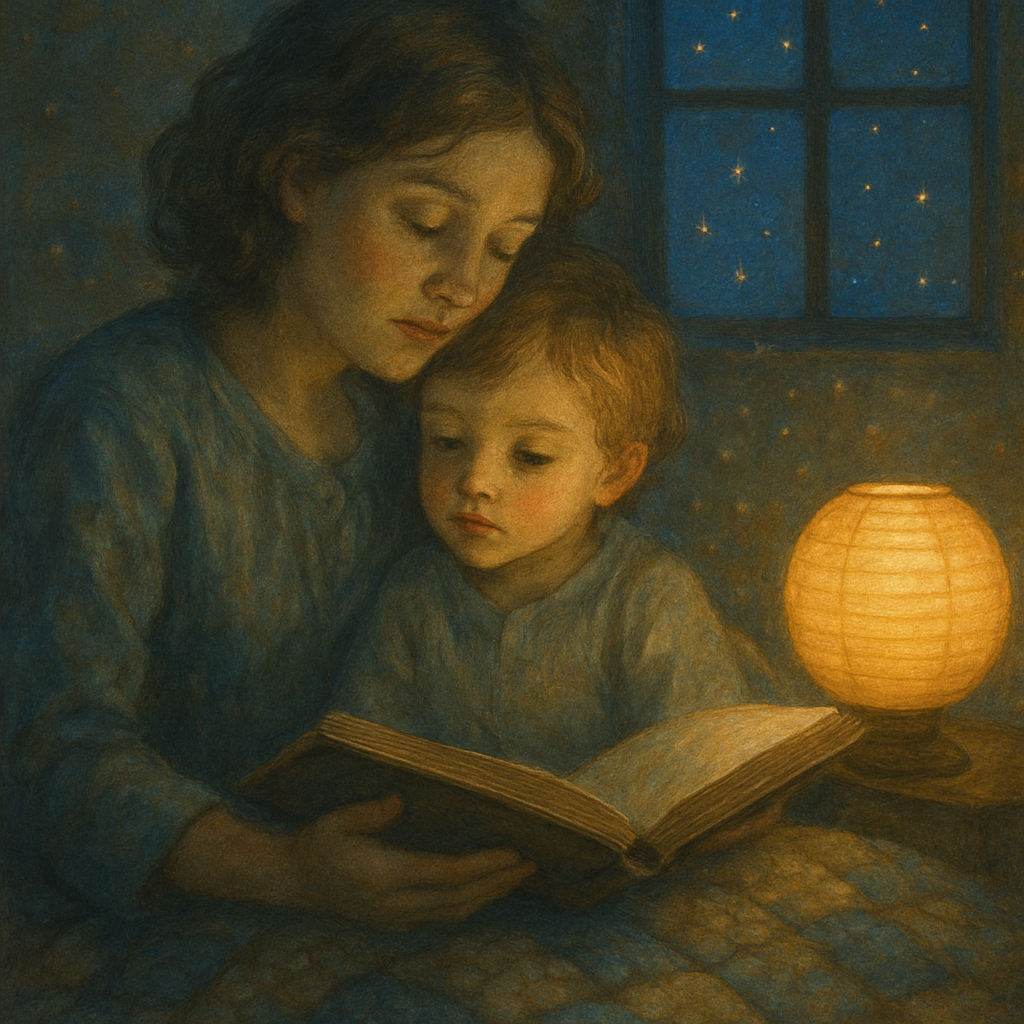 Bedtime Story Lantern painting number kit