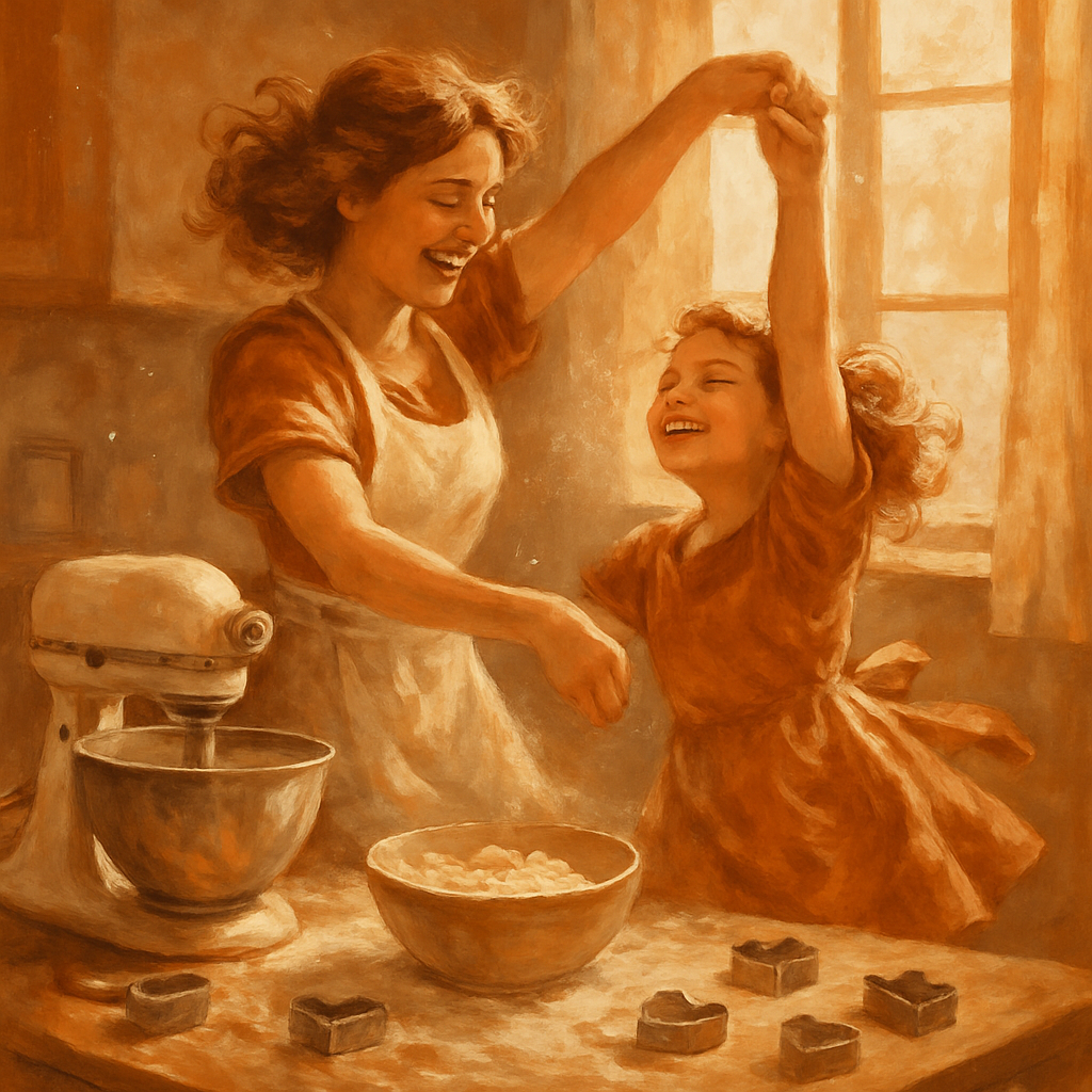 Kitchen Dance Flour Shower paint by number