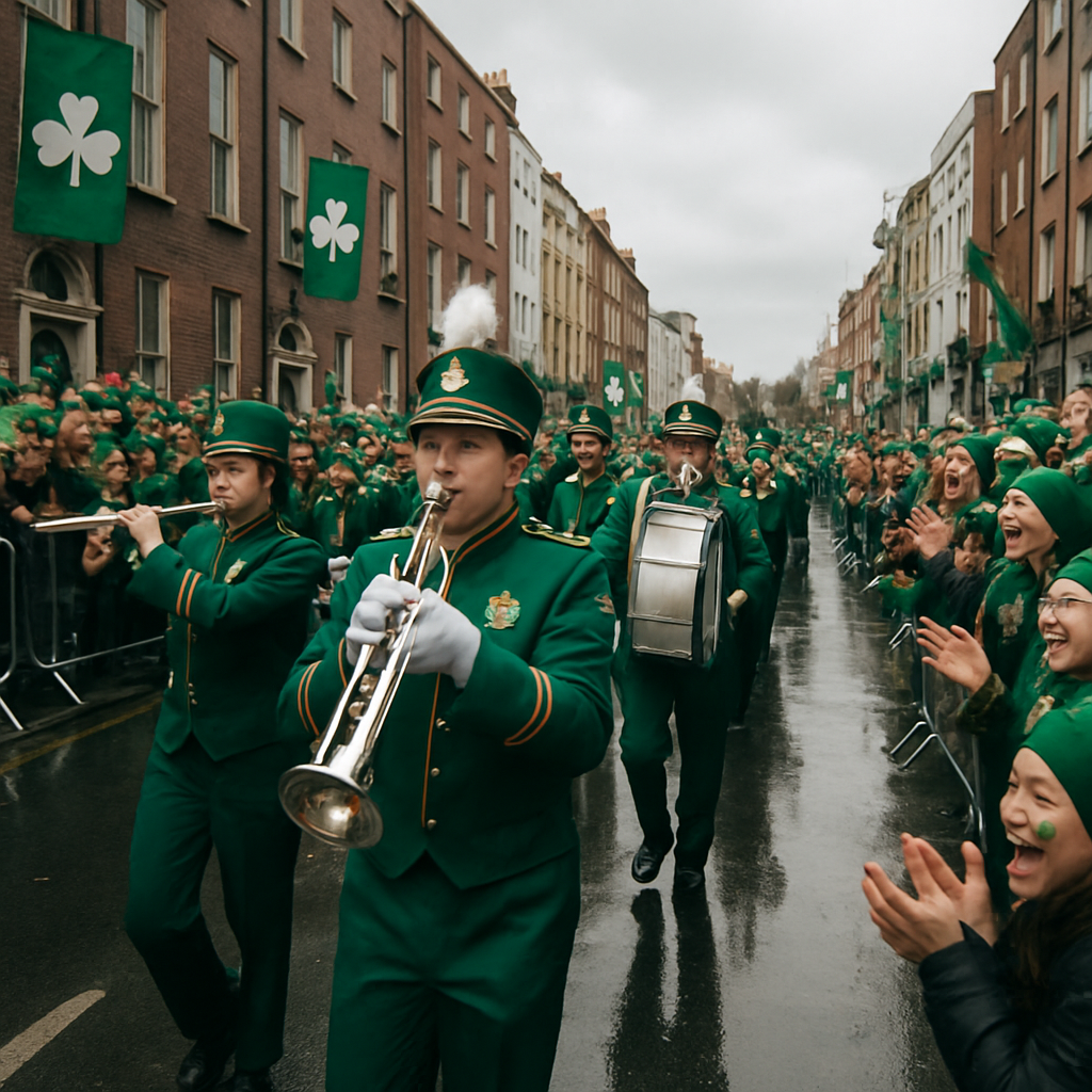 St Patricks Day Parade Dublin Numbered painting kits