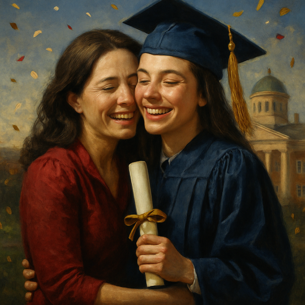 Graduation Day Pride paint by numbers