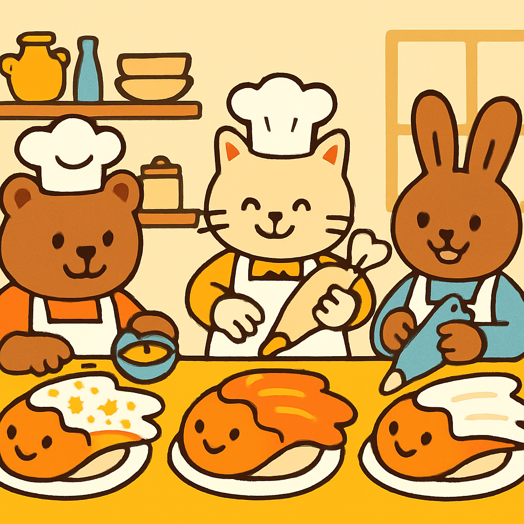 Comet Cake Bake Off Paint by numbers art