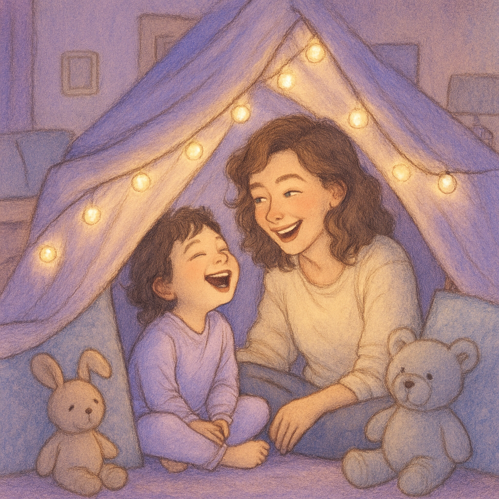 Pajama Pillow Fort Numbered painting kits