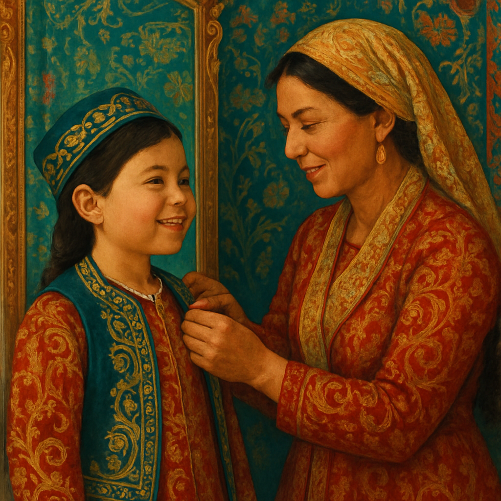 Cultural Dress Celebration Number painting