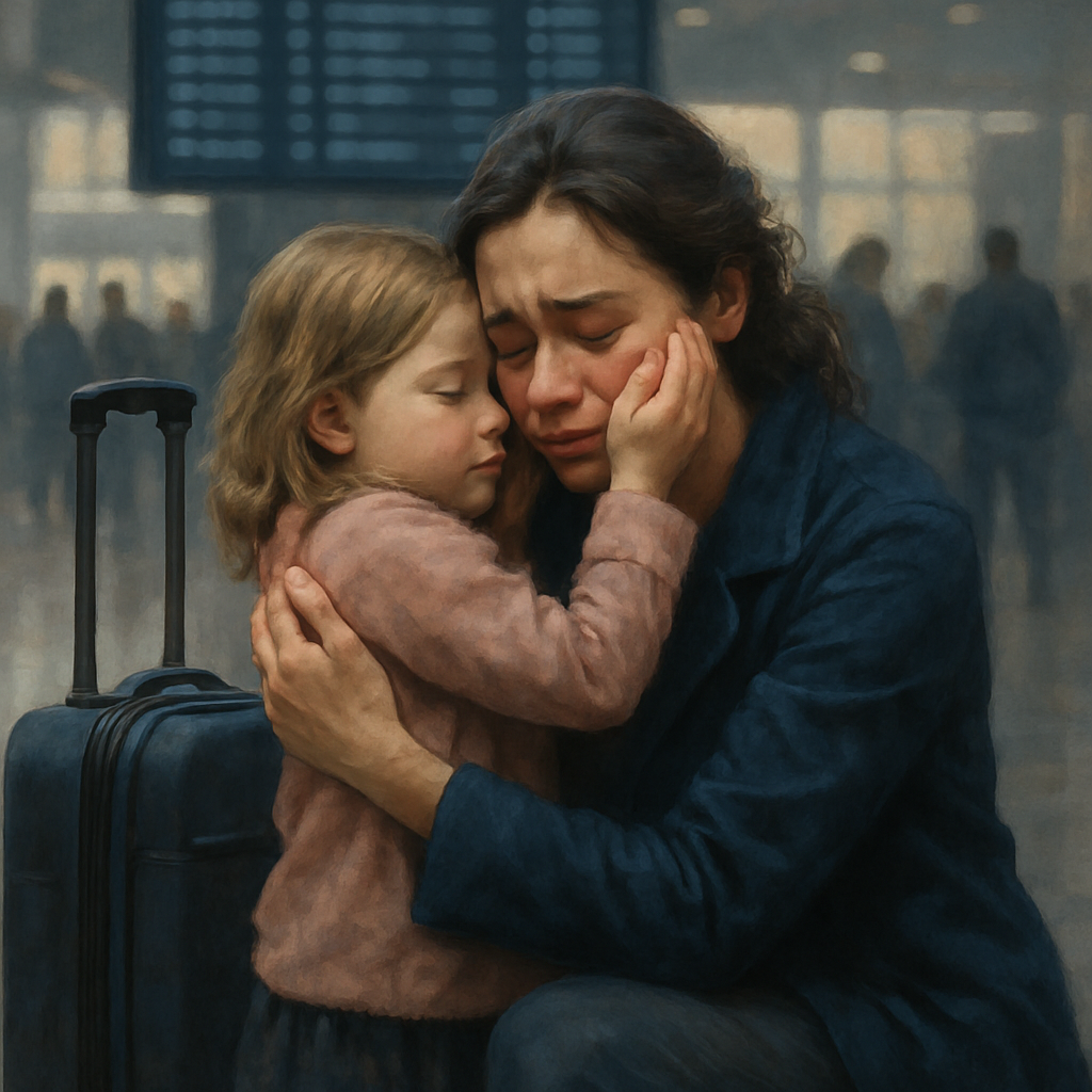 Airport Goodbye Hold Paint by numbers kits
