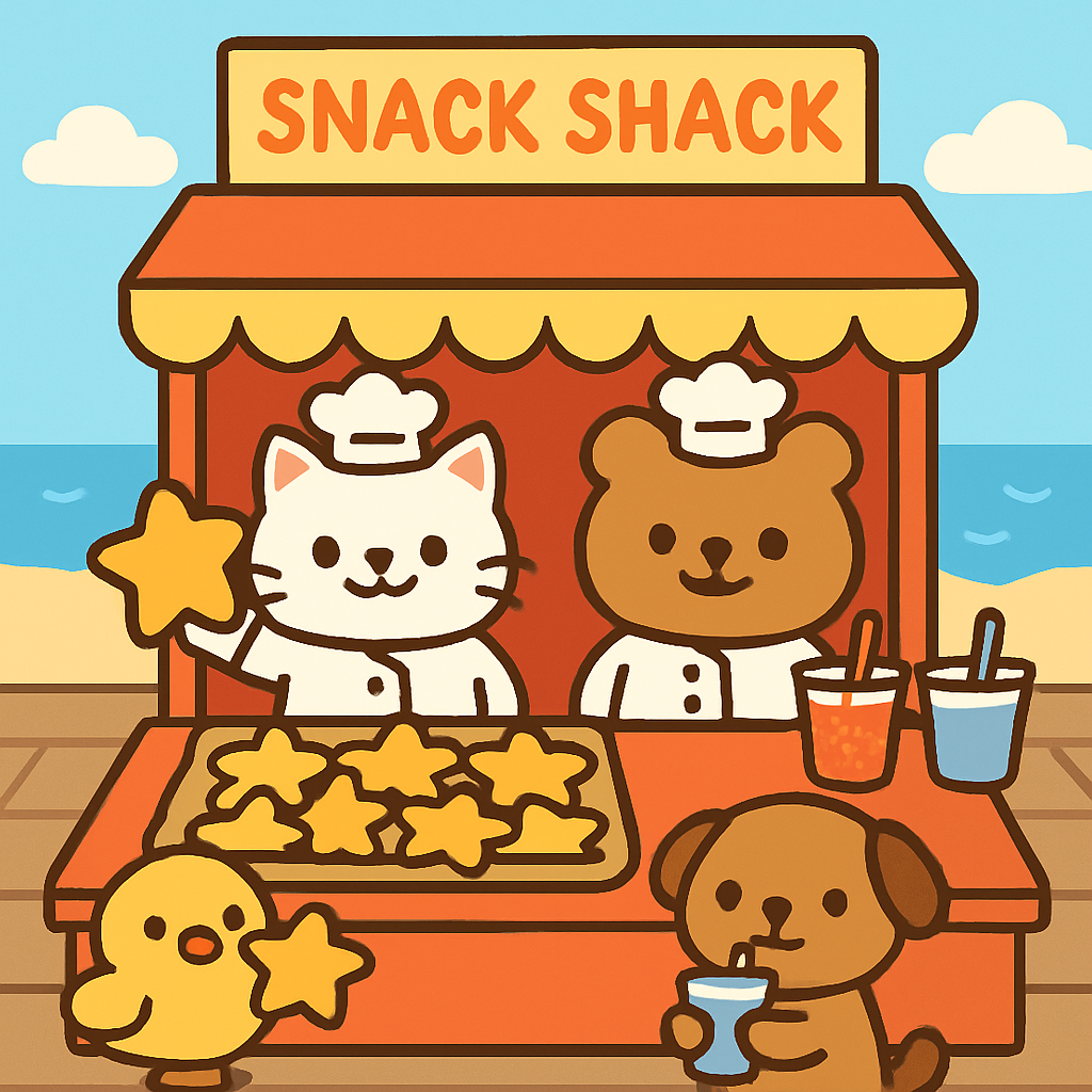 Stardust Snack Shack Paint by numbers art