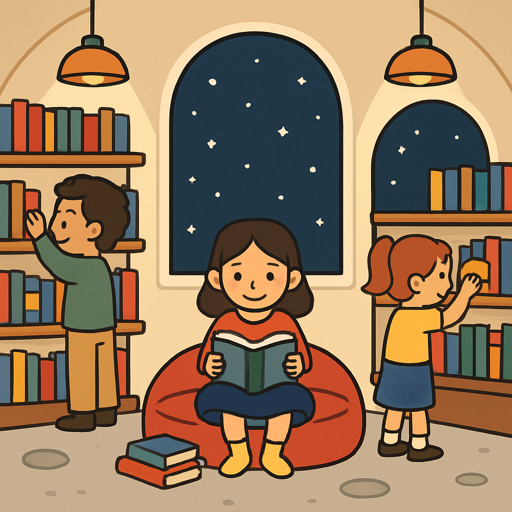 Little Lunar Librarians paint by numbers