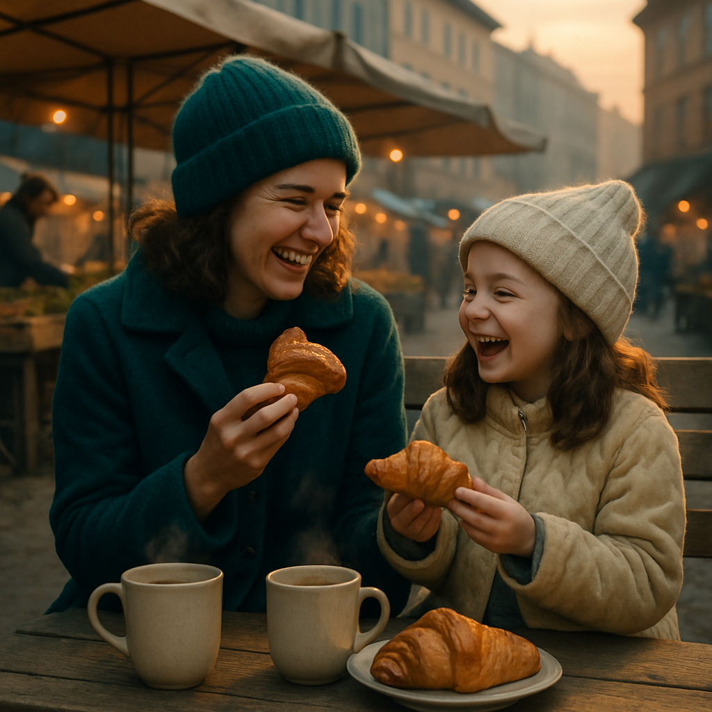 Sunrise Market Breakfast DIY paint by numbers