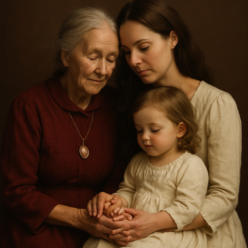 Grandma And Mother Generations Paint by numbers kits