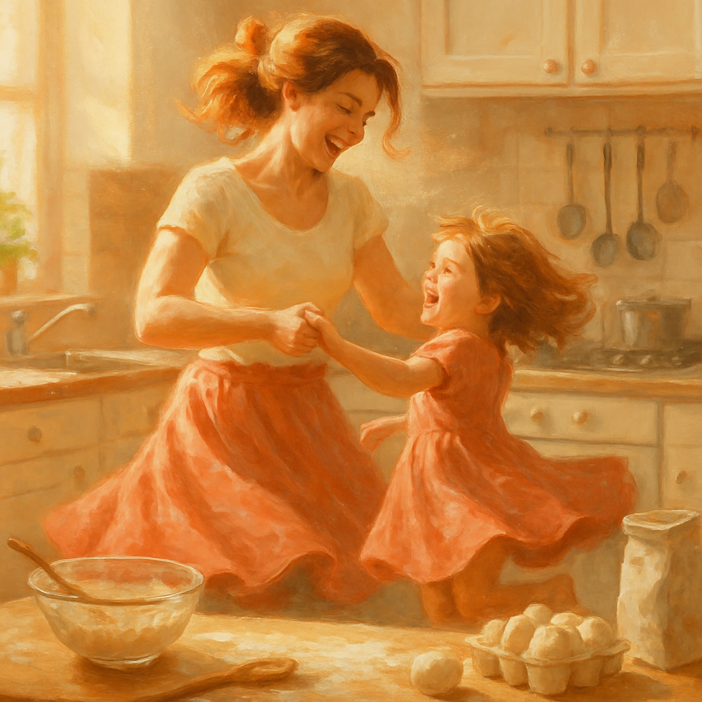 Sunset Dance In The Kitchen Numbered painting kits