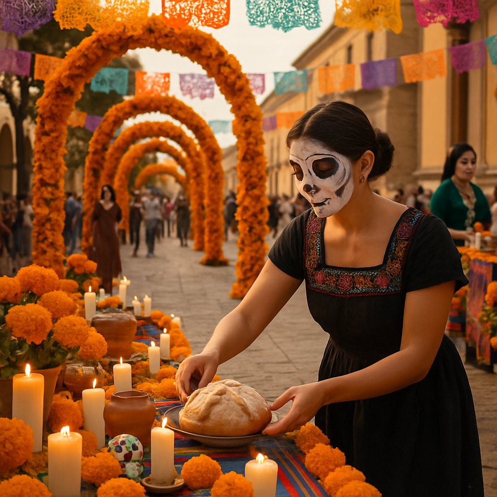 Dia De Muertos Ofrenda Parade paint by numbers