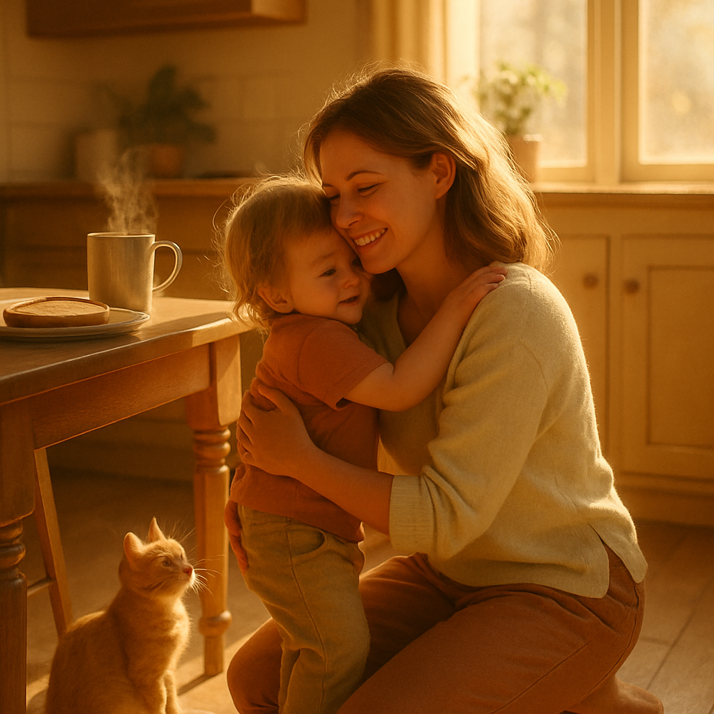 Sunrise Kitchen Hug paint by numbers