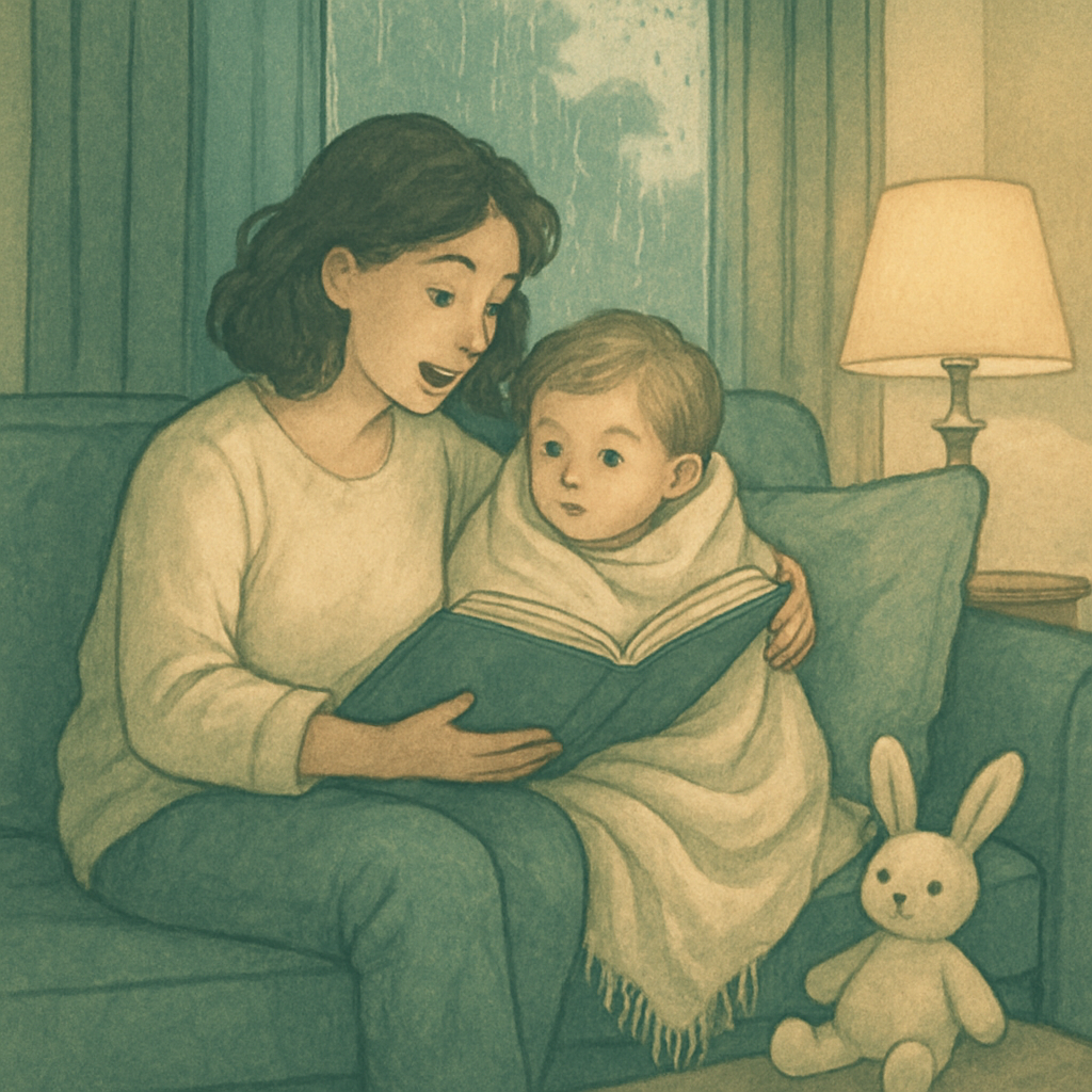 Rainy Day Storytime paint by color