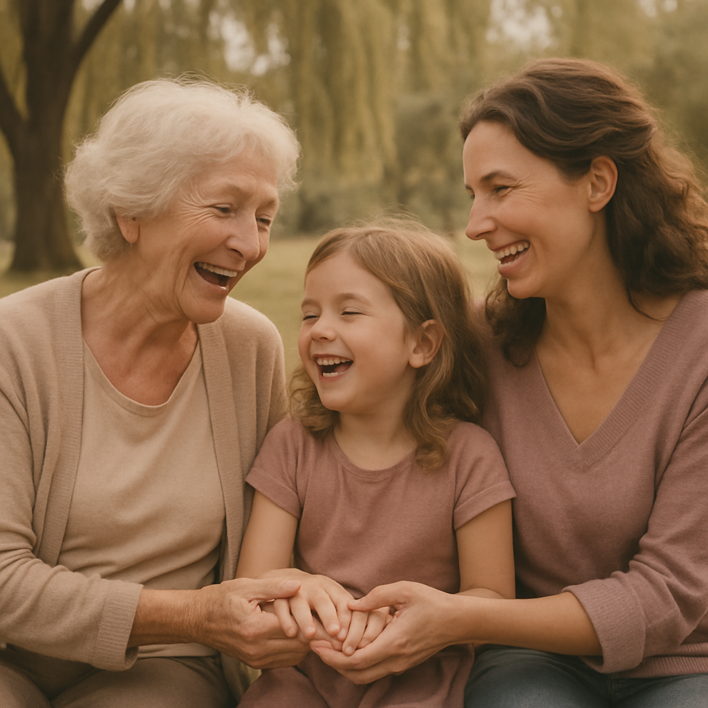 Grandmother Bridge Generations DIY paint by numbers