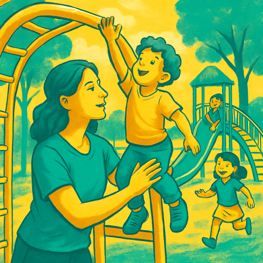 Playground Helping Hand DIY paint by numbers