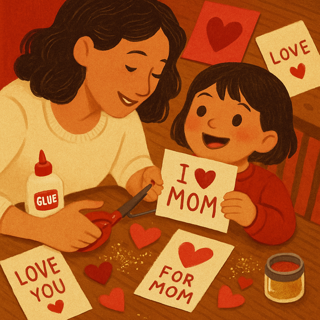 Holiday Handmade Card Making paint by number