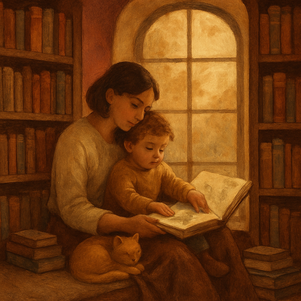 Library Reading Nook Numbered painting kits