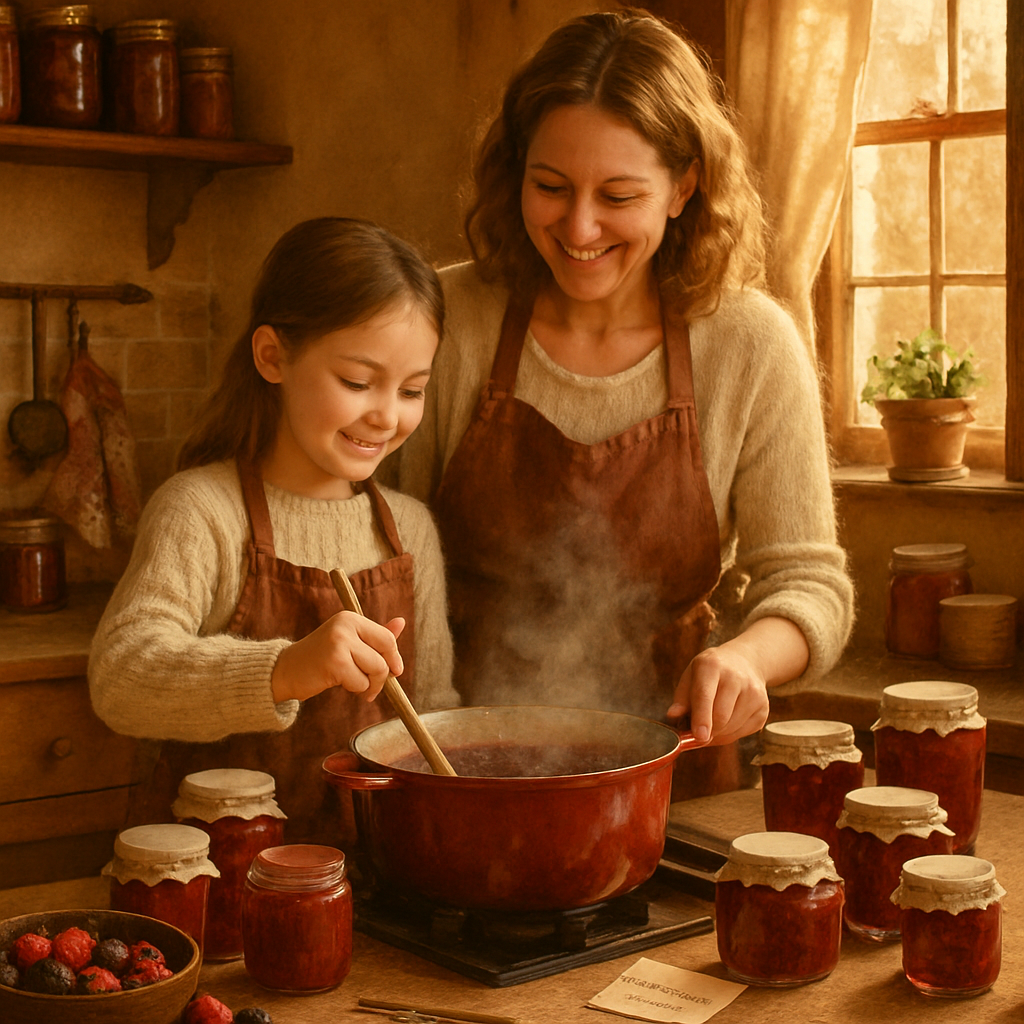 Harvest Kitchen Jam Session paint by numbers