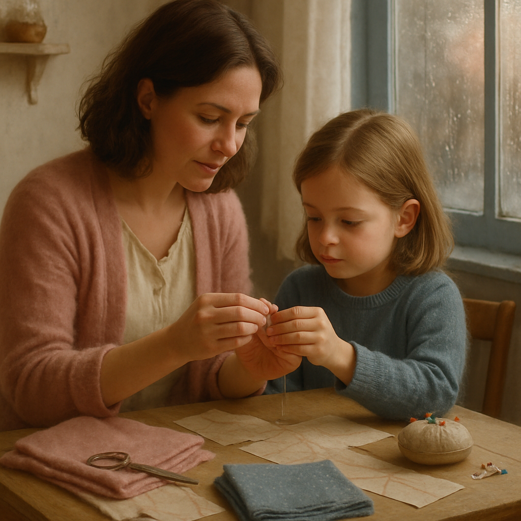 Sewing Lessons From Mom Painting by numbers kit