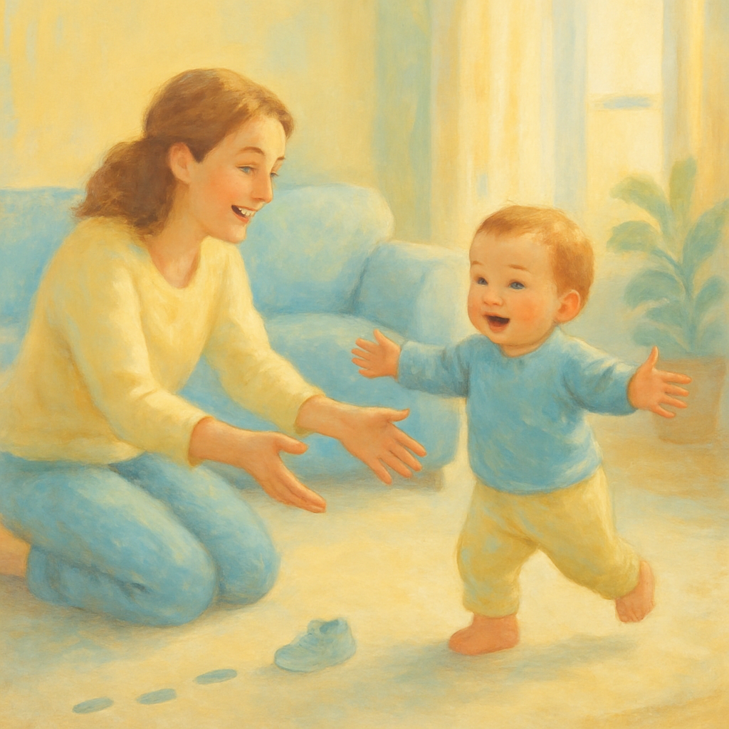 First Steps Encouragement Painting by numbers kit